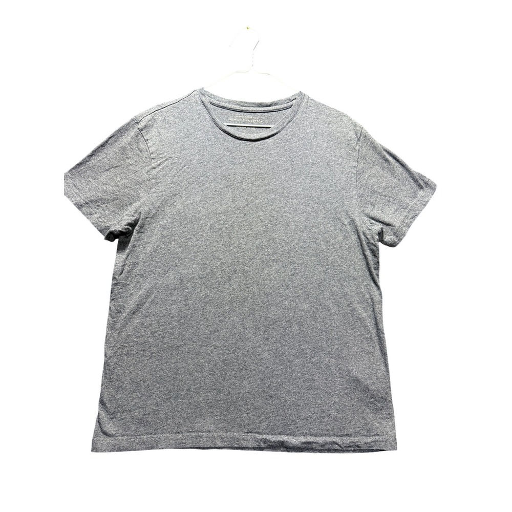 Banana Republic T-Shirt Mens M Grey Pima Cotton Basic Crew S/637905-02